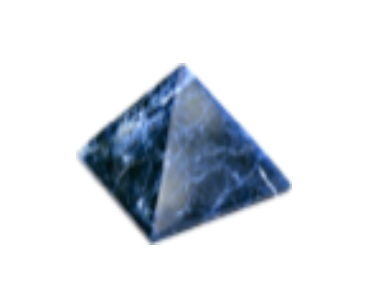 Pyramide Sodalite Bresil- Qualité Extra