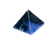 Pyramide Sodalite Bresil - Qualité Extra